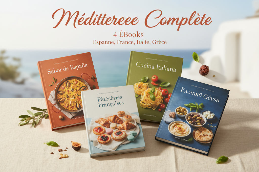 Bundle Méditerranée Complète - 4 eBooks