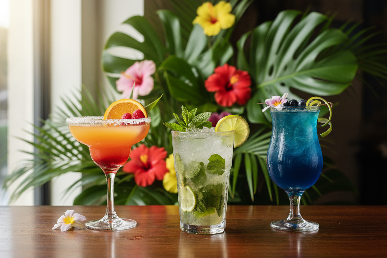 des cocktails delicieuse et relaxe 