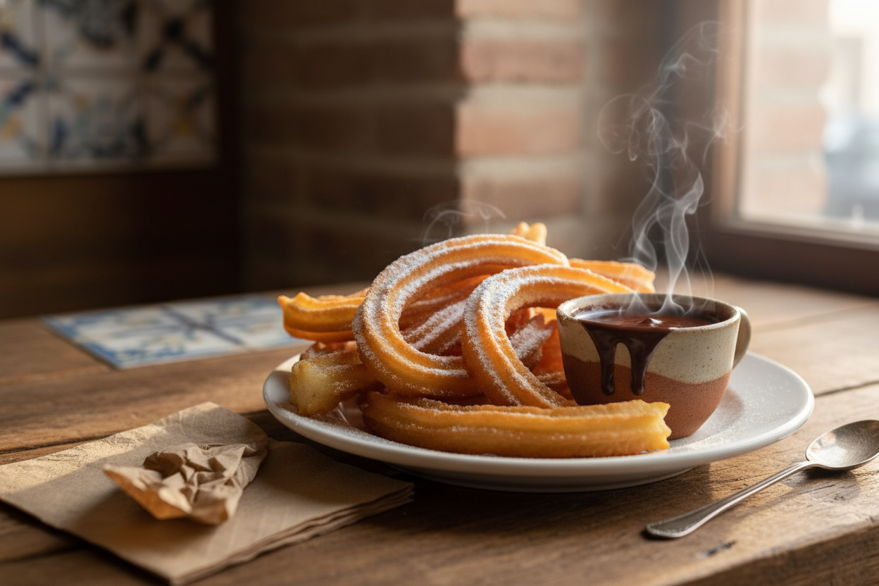 Churros con Chocolate