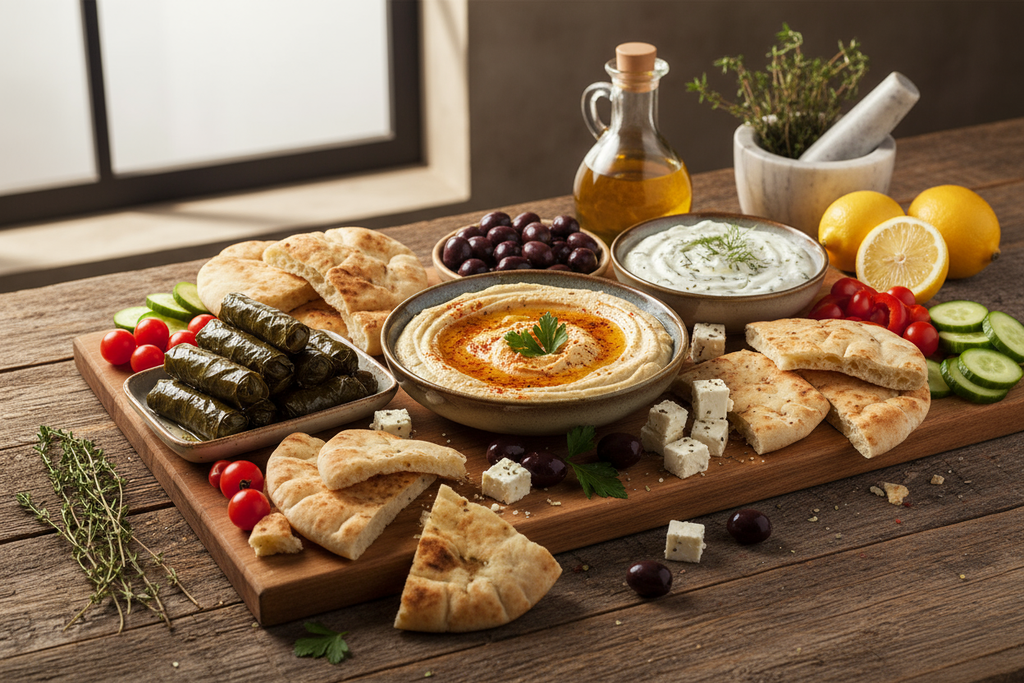 Cuisine Méditerranéenne Authentique – 30 Recettes Saines & Savoureuses (Mezze, Tapas, Grèce)