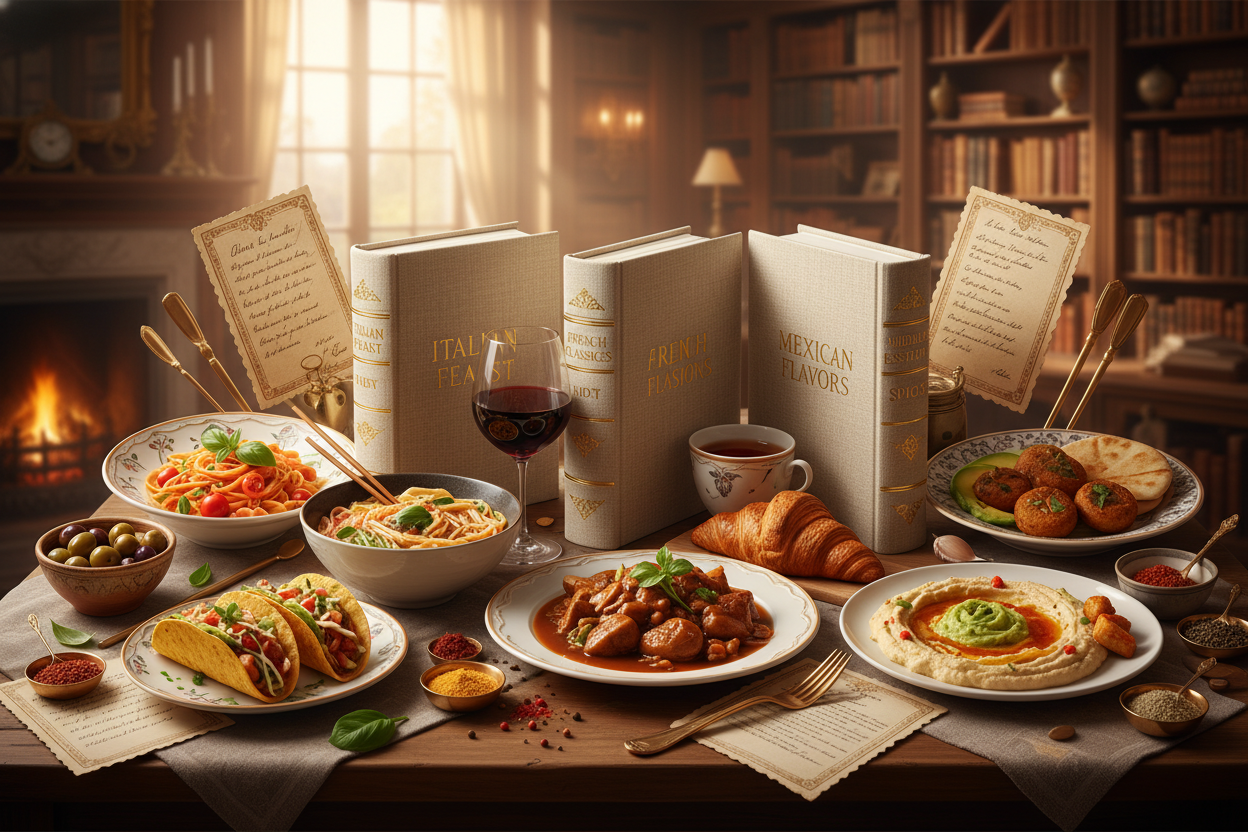 World Tour Cookbook Bundle – 5 International Cuisine eBooks