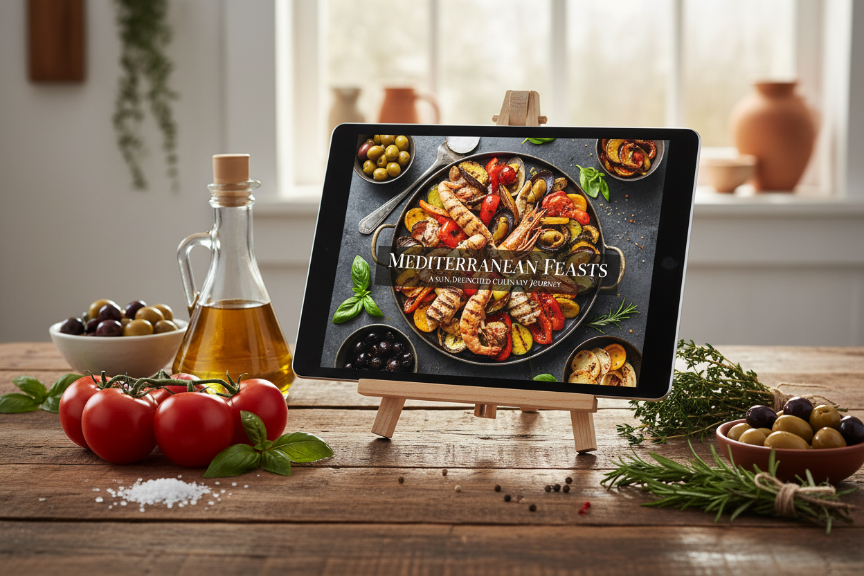 Bundle Méditerranée Complète – 4 eBooks Cuisine Espagnole, Française, Italienne & Grecque - chefsuniverse