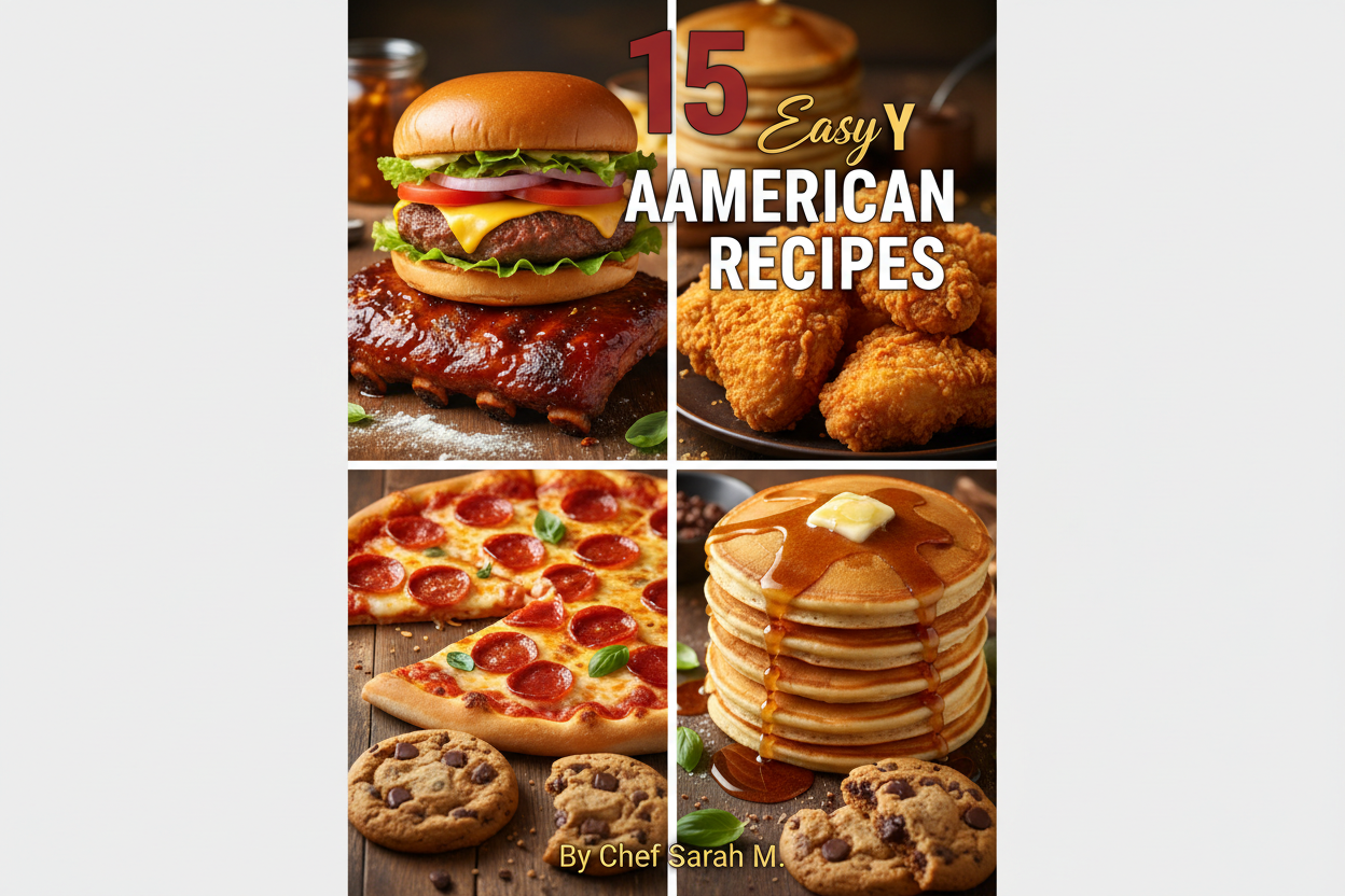 15 Easy American Recipes to Make at Home – Classic USA Dishes eBook PDF