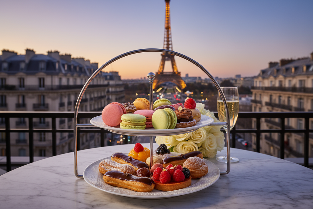 patisserie plat sous la tour eiffele 