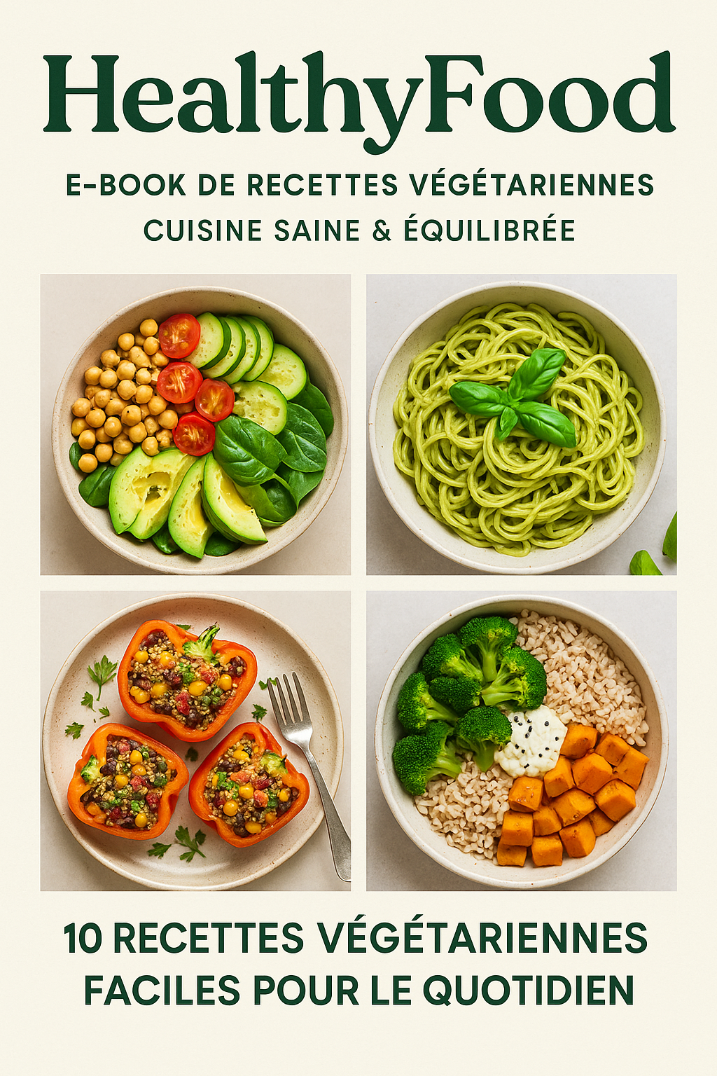 Healthy et Vegetarien - Recettes Equilibrees pour le Quotidien